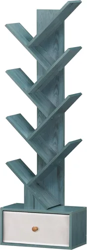 Vista 36 de SHEEPAM Estantería de árbol de 4 niveles con cajón