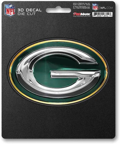 Vista 29 de FANMATS Calcomanía 3D de NFL Auto NFL