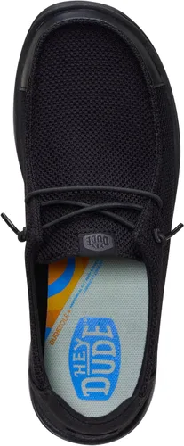 Vista 5 de HEYDUDE Mocasines Wendy Work CE Slip On para mujer Calzado de trabajo Negro