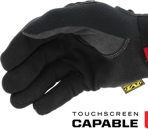 Vista 2 de Mechanix Wear: Guantes de trabajo utilitarios con ajuste seguro, aptos para pantalla táctil, de alta destreza, guantes de cuero sintético para usos