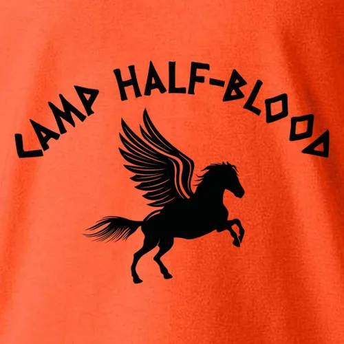 Vista 2 de shop4ever Camiseta Camp Half Blood para jóvenes de Semigod para niños