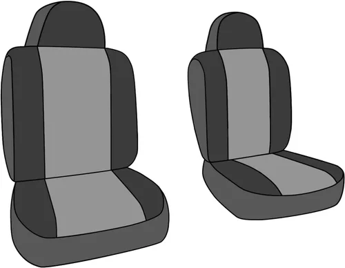 Vista 2 de CalTrend NeoSupreme - Fundas de asiento delanteras para Mazda MX-5 Miata 2016-2022, inserción y moldura negra Negro (Black Insert and Trim)
