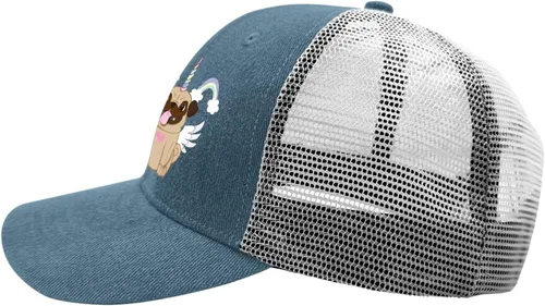 Vista 3 de devor Baseball Cap Pug Dog Baseball Caps for Men Graphic Baseball Cap Adjustable