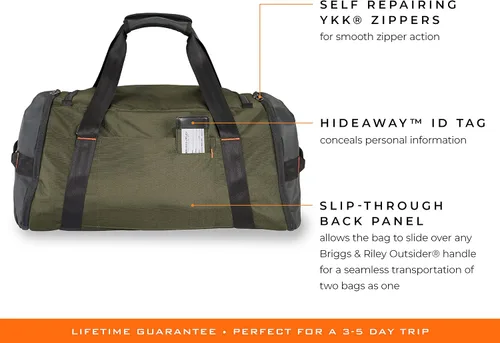Vista 4 de Briggs & Riley Bolsa de lona, Hunter), ZXD175-23