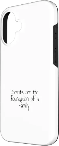 Vista 2 de iPhone 16 Parents are the foundation of a family Case