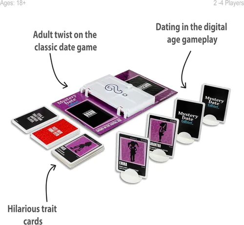Vista 2 de Hasbro Mystery Date Catfished - Juego de mesa para adultos