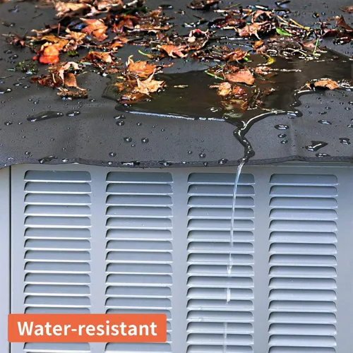 Vista 7 de Cubiertas de Aire Acondicionado Qualward para Unidades Externas, Cubierta de CA para Unidad Central al Aire Libre Resistente al Agua de Alta