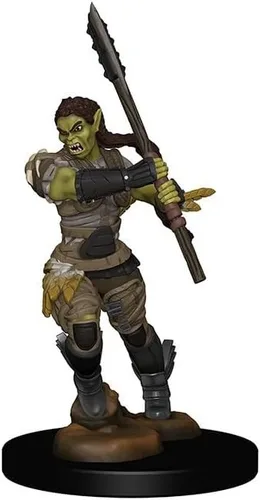 Vista 4 de Pathfinder Battles Deep Cuts: Bárbaro femenino medio orco