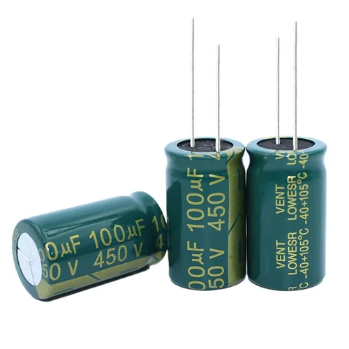 Vista 14 de 20 condensadores electrolíticos de 4.7 UF/450 V, condensadores electrolíticos de aluminio de alta frecuencia para refrigerador, TV, monitor LCD