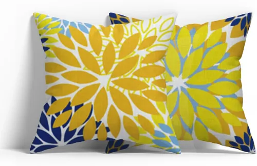 Vista 7 de Fundas de almohada con patrón bohemio de doble cara, fundas de almohada retro con diseño floral de mandala hippie, decoración retro, fundas