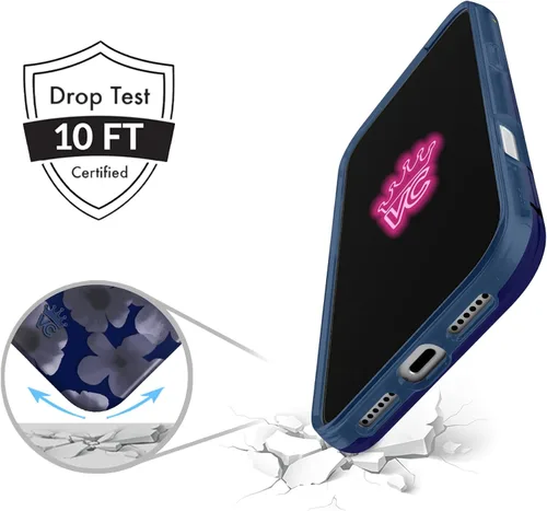 Vista 501 de VELVET CAVIAR Funda para iPhone 15, compatible con MagSafe, probada contra caídas de 10 pies, fundas protectoras de diseño, leopardo color rosa