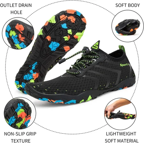 Vista 5 de Zapatos Kenswalk para playa de secado rápido, zapatos acuáticos para hombre