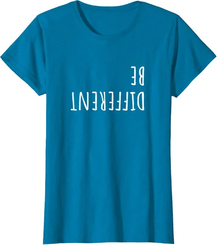 Vista 16 de Camiseta para mujer Ser Diferentes Divertidas Sarcastic Backwards Slogan Adolescentes Girls