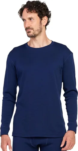Vista 16 de LAPASA Mens 100% Merino Wool Base Layer Thermal Underwear Shirts Parte superior: Negro