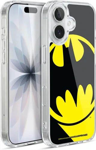 Vista 307 de Head Case Designs Funda de gel con licencia oficial de Batman DC Comics Bat Signal Logos [protección de grado militar] compatible con Apple iPhone 7