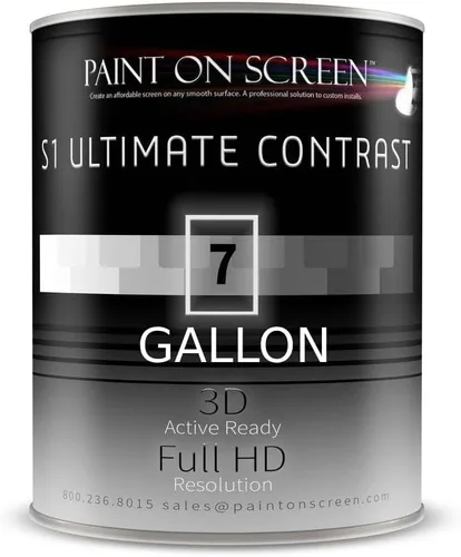 Vista 7 de Pintura para Proyector de Pantalla Paint on Screen Pintura de Pantalla de Proyector de Capa Única de Proyección Corta para Claridad Perfecta