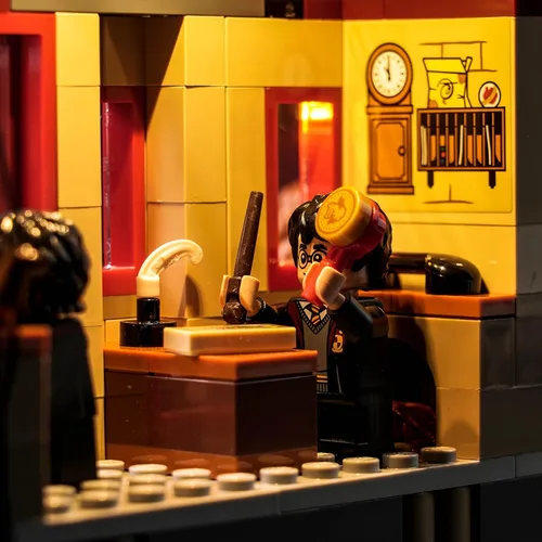 Vista 8 de VONADO Kit de luces LED compatible con Lego 76423 H-ogwarts Express y Hogsmeade Station (sin modelo), iluminación decorativa de bricolaje compatible