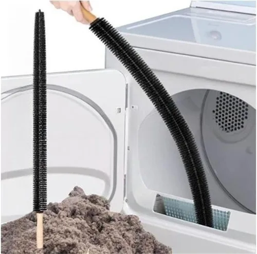 Vista 6 de Secadora de ropa, cepillo limpiador de trampa de ventilación de pelusa, escape eléctrico de prevención de incendios a gas (29.5 pulgadas)