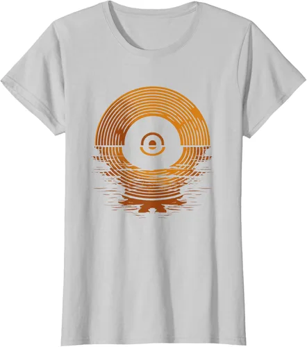 Vista 19 de Vinyl LP Records - Camiseta de vinilo Sunset Negro