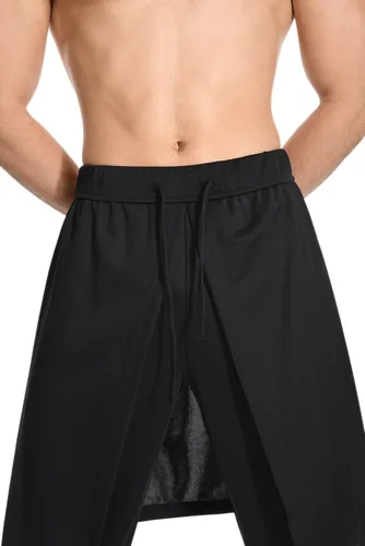 Vista 7 de Pantalones vikingos steampunk medievales para adultos, pantalones góticos renacentistas para disfraz de Halloween