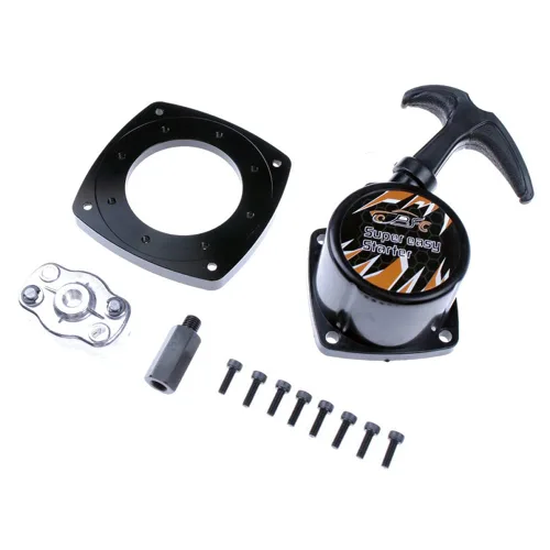 Vista 5 de FLMLF Arrancador súper fácil para Zenoah Chongyang 23CC 26CC 29CC Rovan 23-30.5CC Motor (negro)