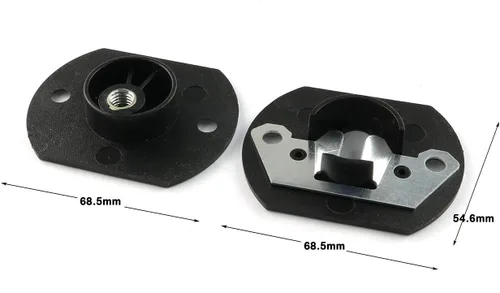 Vista 2 de E-Outstanding Pin estilo sofá conector 4 juegos negro sofá sofá seccional muebles accesorios de hardware
