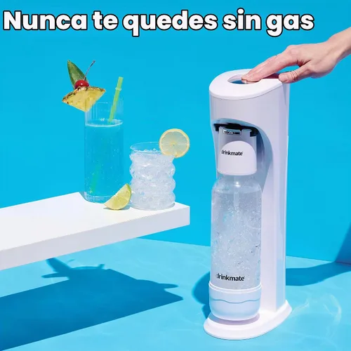 Vista 7 de Drinkmate Cilindros roscados de carbonatación de intercambio de CO2 de 60 L, compatible con SodaStream (entrada), Aarke, Ninja Thirsti, 14.5 onzas