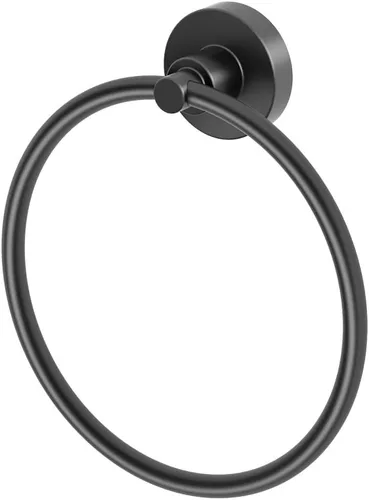 Vista 15 de Gatco 5672 Anillo de toalla acampanado, latón cepillado negro mate combo