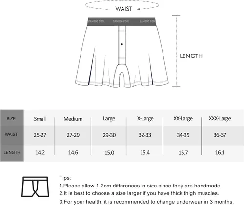 Vista 7 de BAMBOO COOL Men's Boxer Shorts 4 Pack Bamboo Boxers Underwear for Men Relaxed Fit Stretch Short