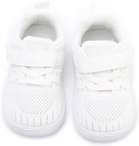 Vista 5 de iSusuJo Zapatos de bebé para niño y niña, zapatos para caminar sin cordones para bebés, zapatos para primeros pasos, 6, 9, 12, 15, 18, 24 meses