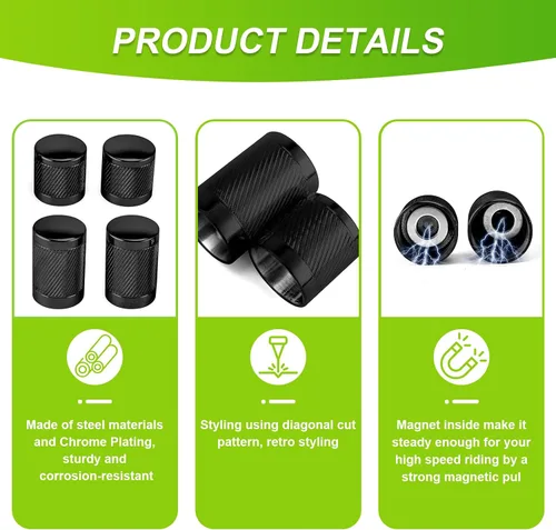 Vista 4 de Kit de hardware de acoplamiento de 4 puntos Mofun con estrías de cortes biselados, cubiertas de hardware de acoplamiento compatibles con Harley