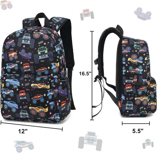 Vista 2 de CAMTOP Mochila preescolar para niños y niñas, mochila para niños pequeños, mochila escolar para jardín de infantes para edades de 3-8 años