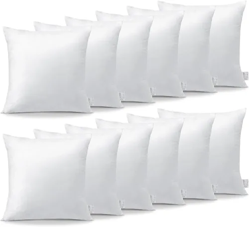 Vista 11 de OTOSTAR Paquete de 4 rellenos de almohada, 12 x 20 pulgadas, cojines rectangulares interiores, suaves, esponjosos, rellenos de cojín decorativos