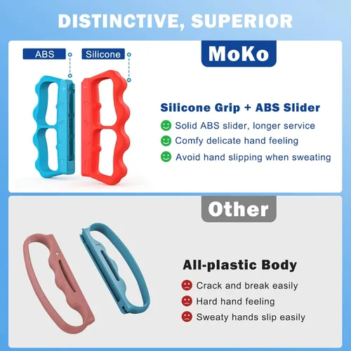 Vista 4 de MoKo Agarre de mano para fitness boxeo puño de The North Star accesorios de actualización para Nintendo Switch Fitness Boxing Grip compatible