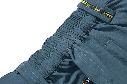 Vista 3 de TBMPOY Pantalones de senderismo y montaña, ligeros, impermeables, con cinturón, secado rápido, para hombres