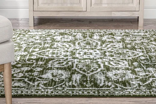Vista 55 de Well Woven - Alfombra tejida estilo vintage con diseño de medallón, 68 x 120 cm