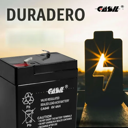 Vista 4 de Casil CA640 6v 4ah UPS batería para Lithonia ELB06042