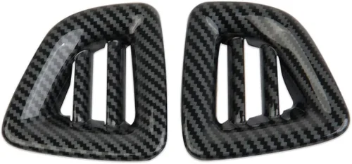 Vista 2 de Cubierta de ventilación de aire lateral superior de fibra de carbono, kit de ajuste de salida de CA para Chevrolet Colorado 2015-2022 para GMC