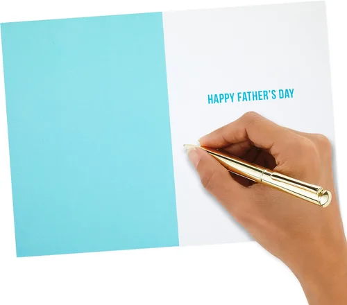 Vista 5 de Hallmark Shoebox - Paquete de 2 tarjetas divertidas para el día del padre (papá Bod, Best Dad)
