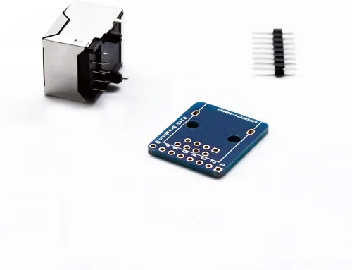 Vista 6 de Treedix Juego de 4 conectores RJ45 de 8 pines (8P8C) y placa de conexión compatible con Ethernet DMX-512 RS-485 RS-422 RS-232 (sin ensamblar)