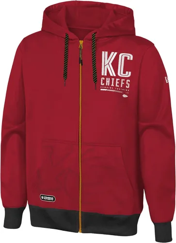 Vista 12 de Outerstuff NFL - Sudadera con capucha para hombre con cremallera completa en colores del
