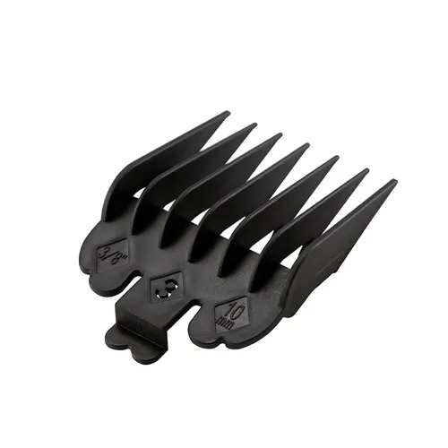 Vista 8 de gofidin 10 unids/set cortadora de pelo Peines guía kit 0.059-0.984 in plástico recortadora de pelo guardias peluquero piezas de repuesto universal