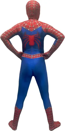 Vista 2 de Vowdicua Disfraz de superhéroe para cosplay 3D elastano Zentai body completo con máscara separada