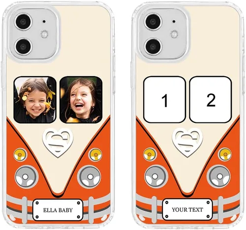 Vista 60 de Funda de teléfono personalizada para Apple iPhone 8 Plus iPhone 7 Plus, personalizada con foto, imagen, texto, imagen, diseño de imagen
