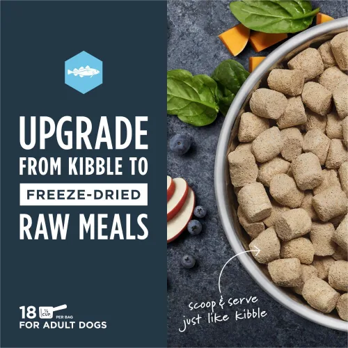 Vista 3 de Instinct Raw Meals Alimento para perros Pollock liofilizado, bolsa de 9 onzas