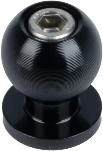 Vista 4 de Tackform Bola de aluminio de 0.787 in con orificio pasante de 1/4"-20 (0.236 in) Serie Enduro 20 No para uso con sistemas de bolas de tamaño B