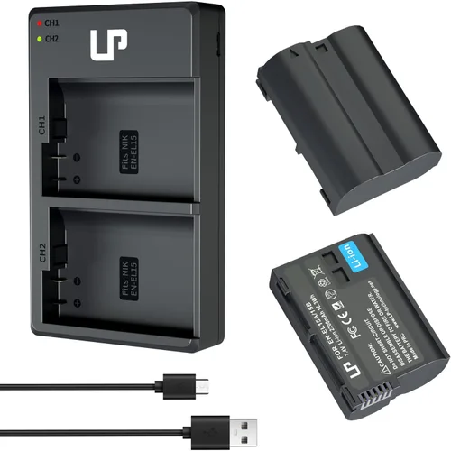 Vista 12 de LP EN-EL15C Batería de Reemplazo, 2200 mAh EN-EL15a/EN-EL15b Batería Compatible con Nikon D7500, D7200, D7100, D7000, D850, D750, D500, D810a, D810