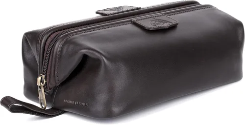 Vista 2 de Dopp Kit de almirante viajero experimentado de primera clase Marrón
