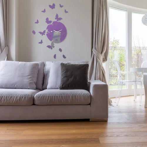 Vista 2 de FLEXISTYLE Reloj de Pared, Acrílico, Milka, 11.8 in