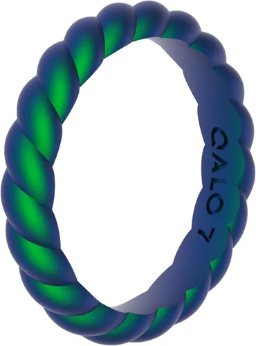 Vista 38 de QALO Anillos de compromiso de goma para mujer, diseñados para exteriores y Pack A: Treelined